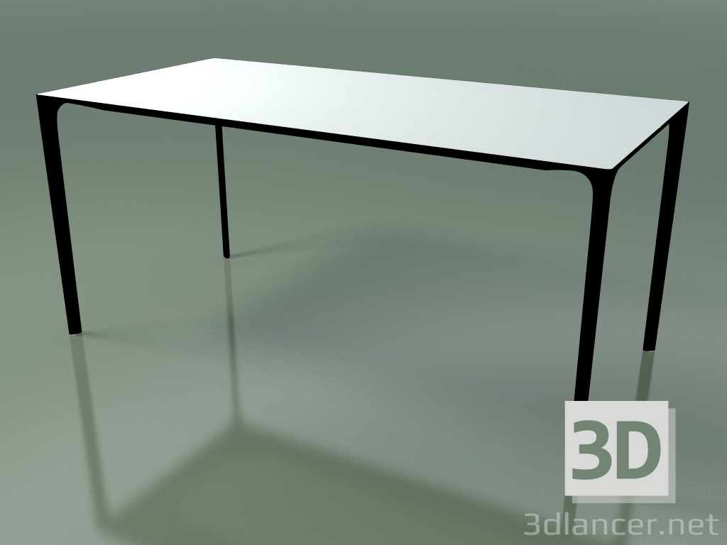 3D Modell Rechteckiger Tisch 0802 (H 74 - 79 x 160 cm, Laminat Fenix F01, V39) - Vorschau