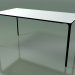 3D Modell Rechteckiger Tisch 0802 (H 74 - 79 x 160 cm, Laminat Fenix F01, V39) - Vorschau