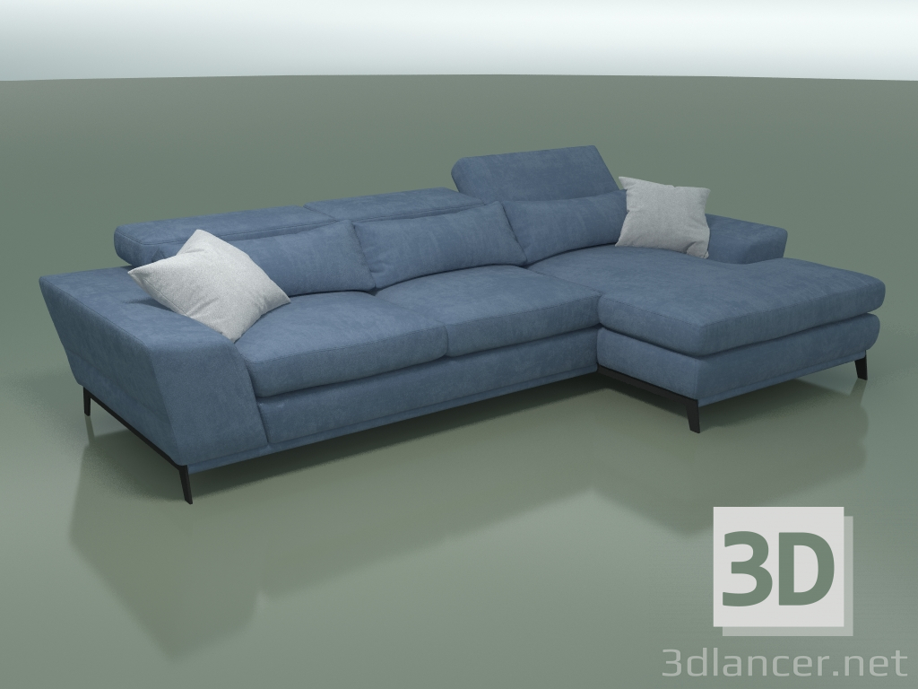 modèle 3D Canapé d'angle (module 6 + 10) - preview