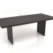 modello 3D Tavolo da pranzo DT 13 (2000x900x750, legno marrone scuro) - anteprima