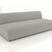 3D modeli 2 kişilik kanepe modülü (XL) 206x100 - önizleme