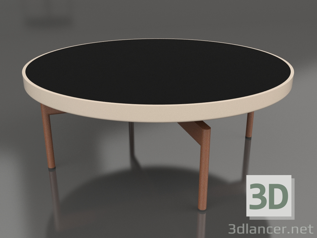 3D Modell Runder Couchtisch Ø90x36 (Sand, DEKTON Domoos) - Vorschau