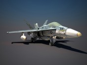 Avión militar Hornet F18