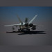3d Airplane F18 model buy - render