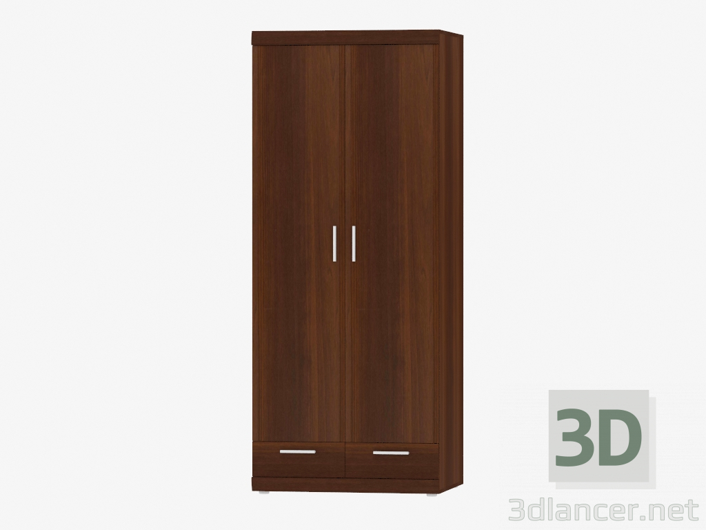 3d модель Шкаф гардеробный 2D-2S (TYPE 20) – превью