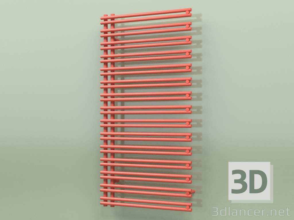 3D modeli Isıtmalı havlu askısı - Ratea (1200 x 600, RAL - 2002) - önizleme