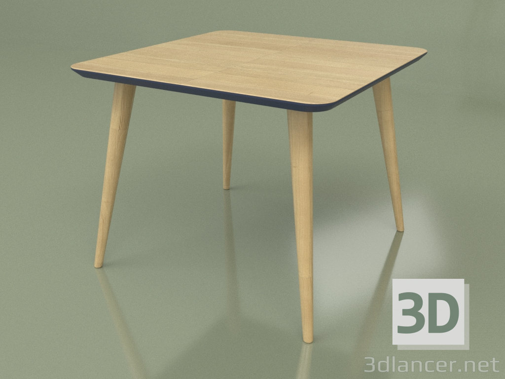 Modelo 3d Mesa de jantar quadrada Ronda 900 (carvalho branco) - preview