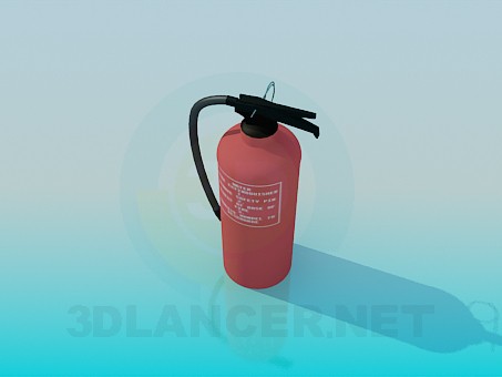 3d model Extintor de incendios - vista previa