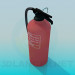 3d model Fire extinguisher - preview