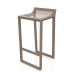 3d model High stool with a low back (Bronze) - preview