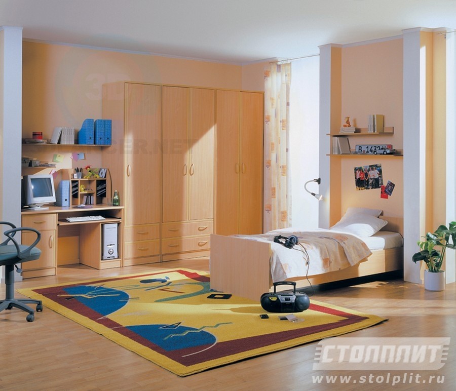 3d model Children's room Simba - preview