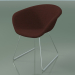 3D modeli Sandalye 4230 (kızakta, döşemeli f-1221-c0576) - önizleme