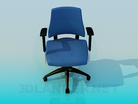 modello 3D Sedia con sedile regolabile in altezza - anteprima