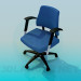 modello 3D Sedia con sedile regolabile in altezza - anteprima