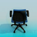 modèle 3D Chaise avec siège réglable en hauteur - preview