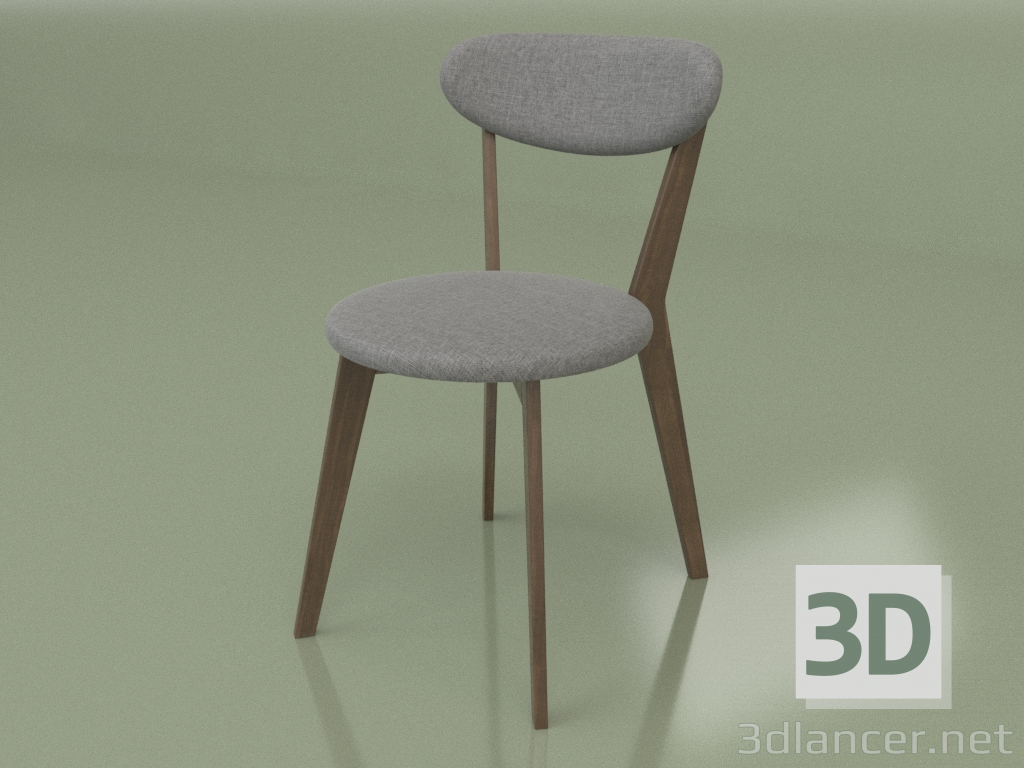 Modelo 3d Cadeira Kolumbus (nogueira) - preview