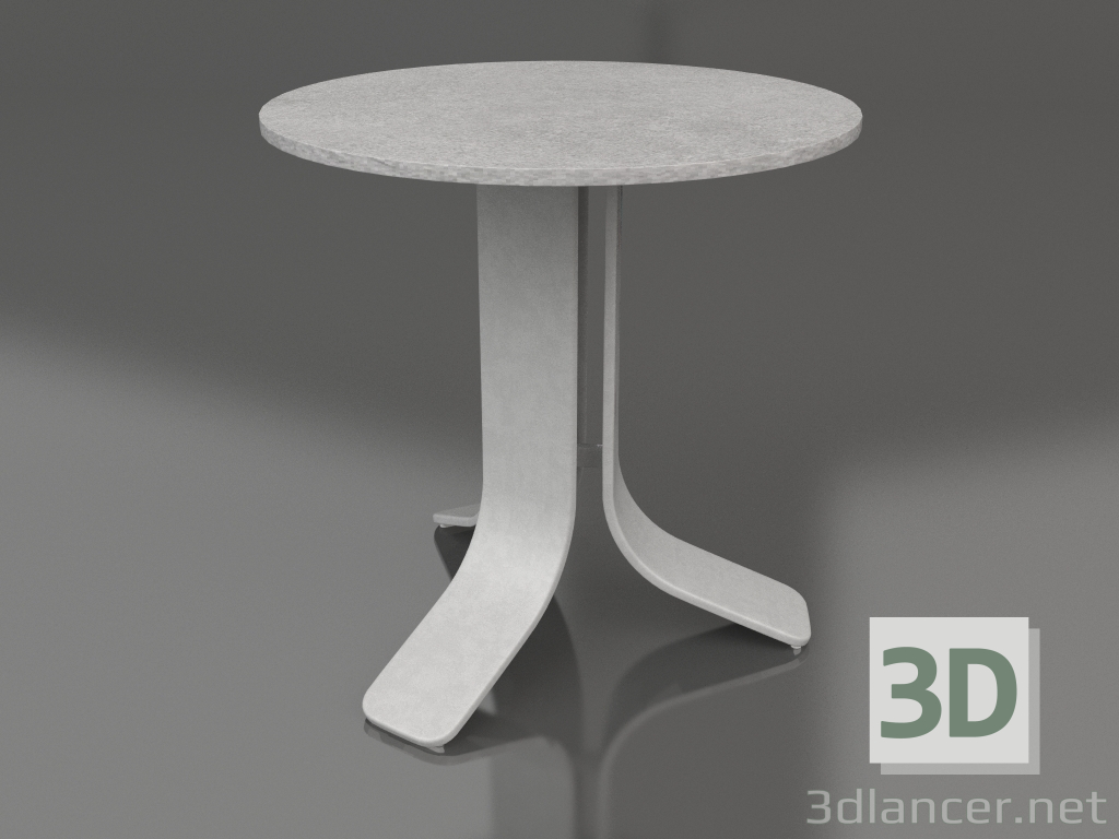 modello 3D Tavolino Ø50 (Grigio agata, DEKTON Kreta) - anteprima