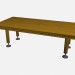 3d model Table rectangular Ruthy - preview