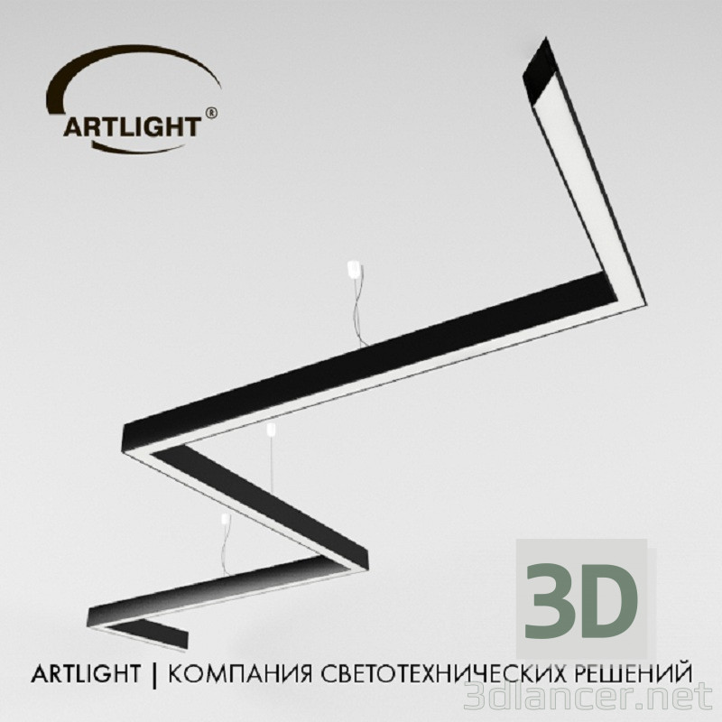 3d model Artlight_art-prof_led_corner - vista previa