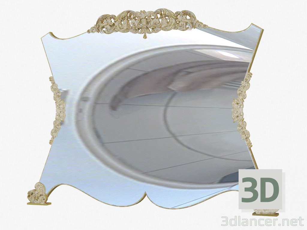 modèle 3D Miroir dans le style classique 722 - preview