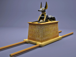 Ägyptischer Anubis Schrein Tutankhamun 3D
