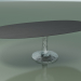 3D Modell Ovaler Esstisch (137, grau lackiert) - Vorschau