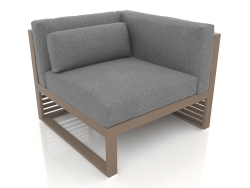 Modular sofa, section 6 right (Bronze)
