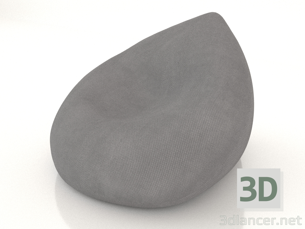 3D modeli Puf Sakin (örgü 3025) - önizleme
