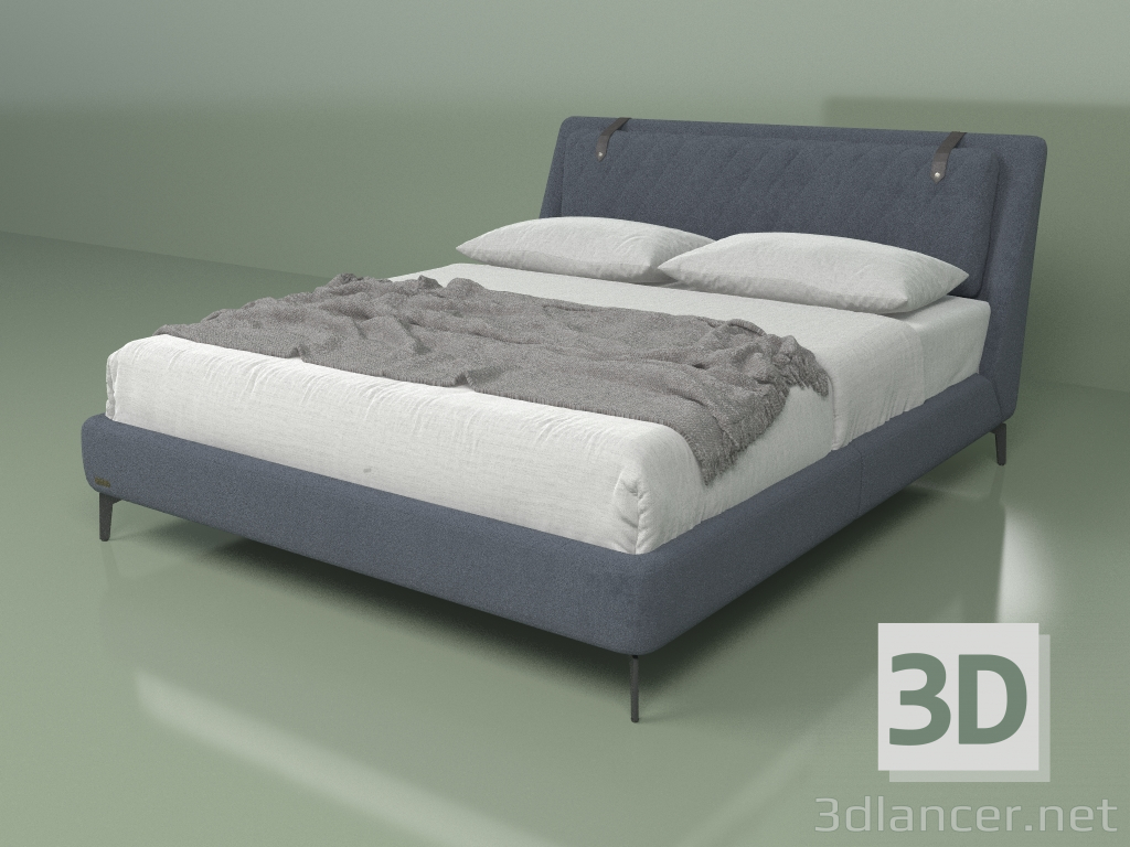 3d модель Кровать двуспальная Уэльс 1,6 м – превью