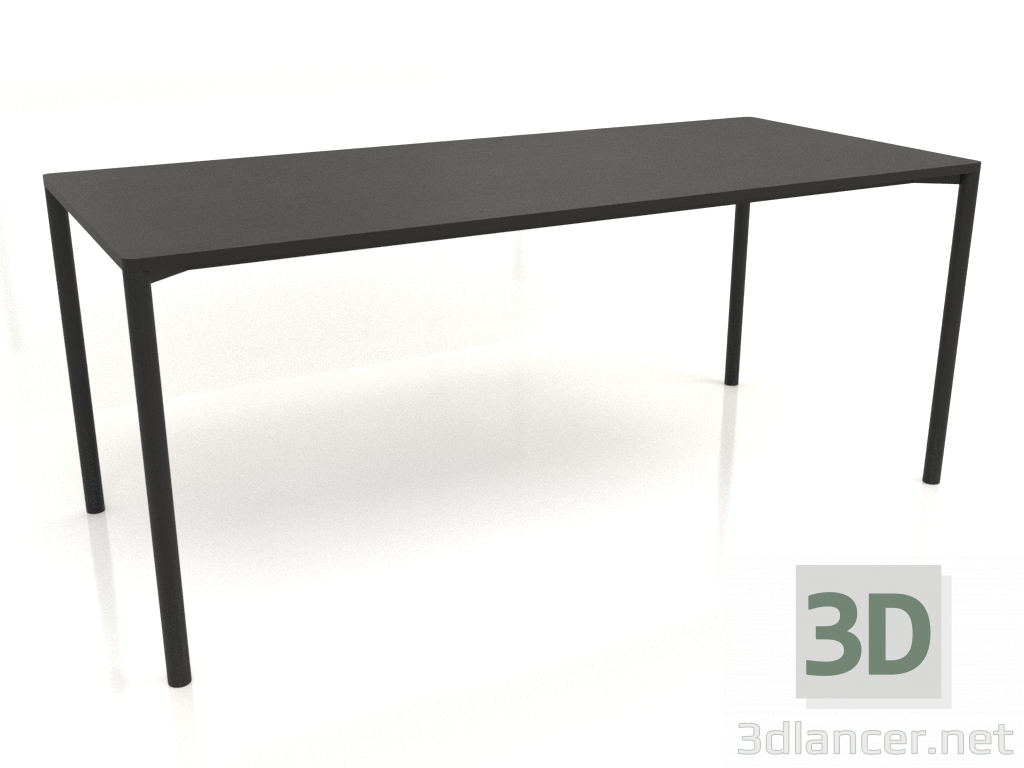 modèle 3D Table DT (1800x800x750, bois noir) - preview