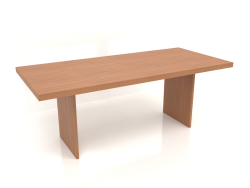 Table à manger DT 13 (2000x900x750, bois rouge)