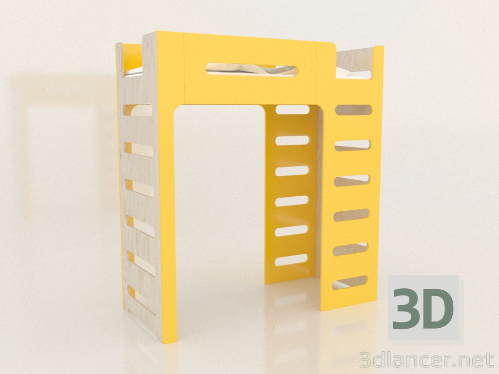 3D modeli Loft yatak MOVE GR (FYMGR0) - önizleme