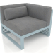 3d model Modular sofa, section 6 right (Blue gray) - preview