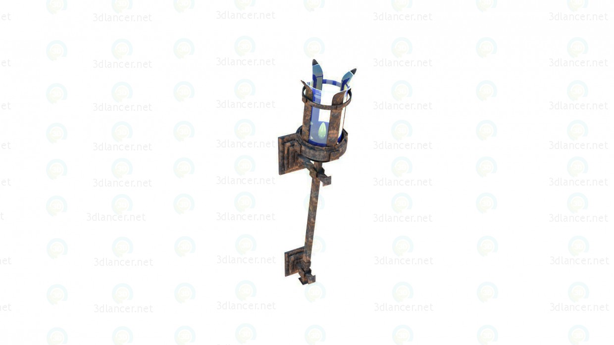 3d Lamp Torch model buy - render