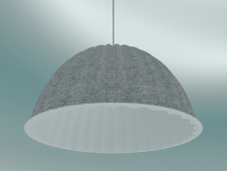 Lámpara colgante Under The Bell (Ø55 cm, gris)