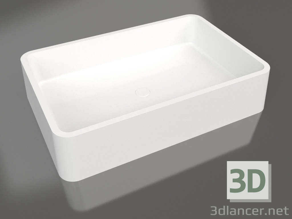 3D modeli Tezgah üstü lavabo GLORIA 07 - önizleme