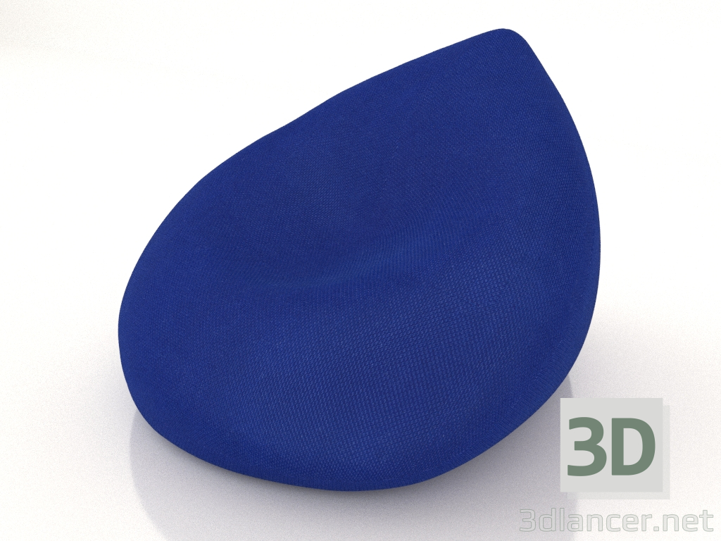 3D modeli Puf Sakin (örgü 3031) - önizleme