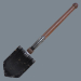 3d German sapper shovel WW2 3d model model buy - render