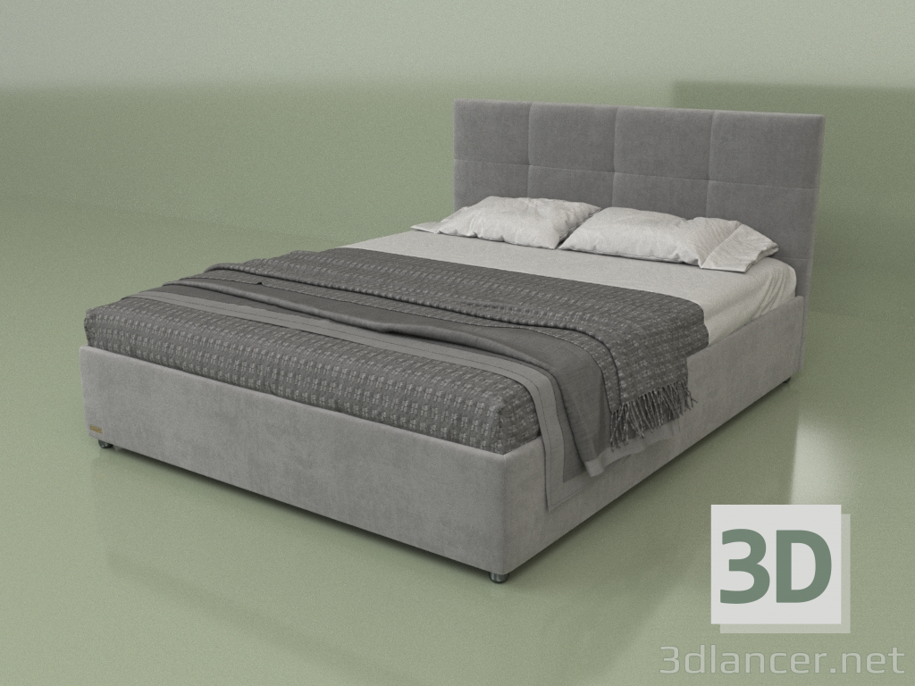 3d model Double bed Cobo 1.6 m - preview