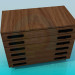 3d model Narrow with narrow chest of drawers - preview