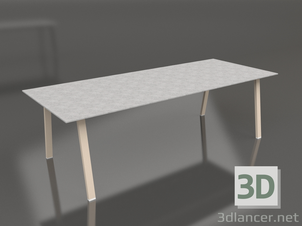 3d model Dining table 250 (Sand, DEKTON) - preview