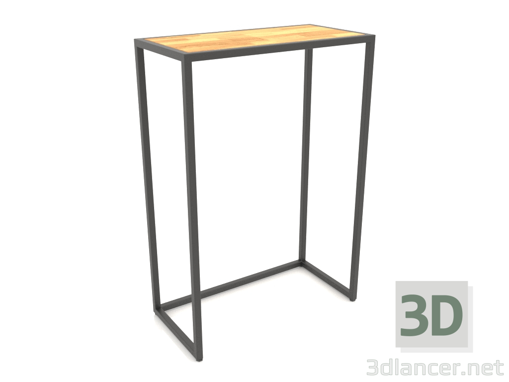 3d model Rectangular console (WOOD, 60x30x86) - preview