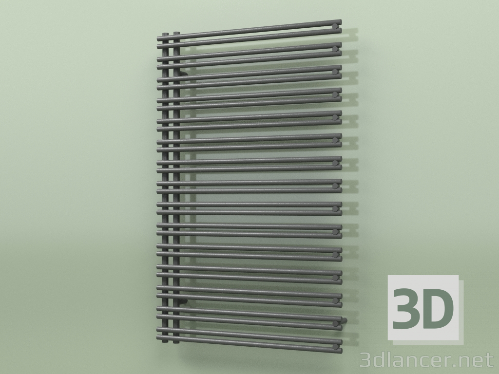 modèle 3D Sèche-serviettes chauffant - Ratea (1200 x 750, RAL - 9005) - preview