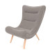 3d model Armchair Dolce Vita (grey-beige - natural) - preview
