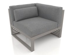 Modular sofa, section 6 right (Quartz gray)