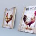 3d model carteles con gallos - vista previa