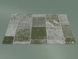 Estado de ánimo de la alfombra (S74, verde amarillento)