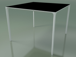 Table carrée 0804 (H 74 - 100x100 cm, stratifié Fenix F02, V12)
