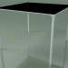 modello 3D Tavolo quadrato 0804 (H 74 - 100x100 cm, laminato Fenix F02, V12) - anteprima