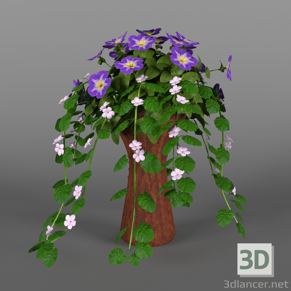 3d model Flores - vista previa